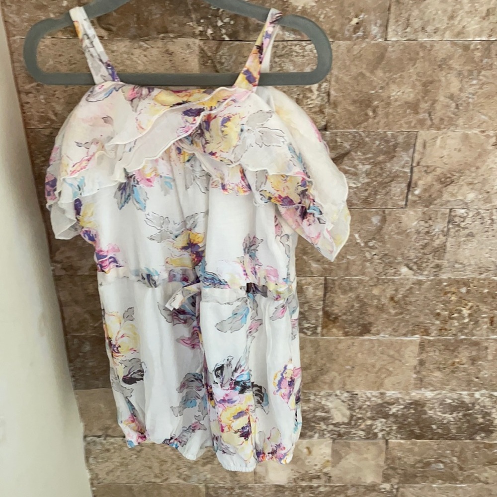 Isabella and Chloe Floral Romper Sz 5